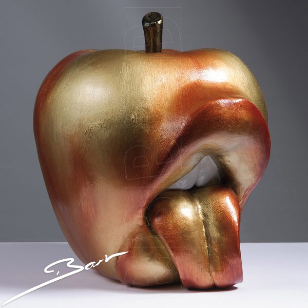 Big apple inviting you to lick it, grote appel nodigt je uit haar te likken